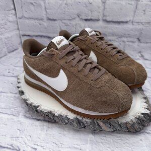 Nike Women's Cortez Vintage Mink Brown Suede Gum Casual Shoes Sneakers Size 7.5